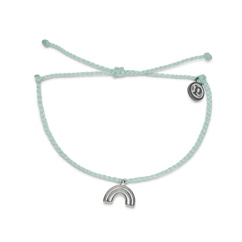 Chasing Rainbows Silver Charm Bracelet in Winter Fresh Pura Vida--Lemons and Limes Boutique