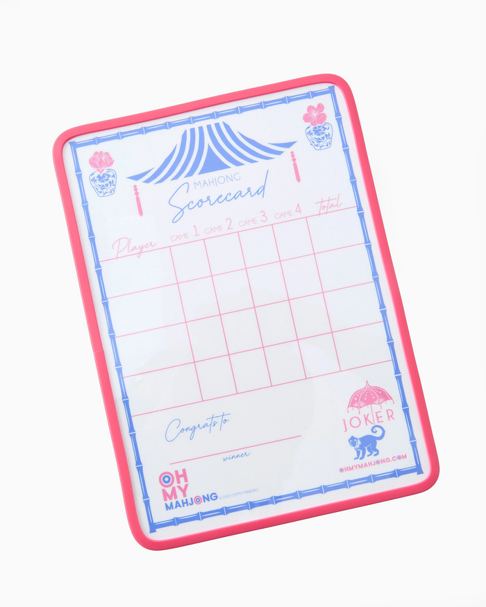 Chinoiserie Scorecard-Lemons and Limes Boutique