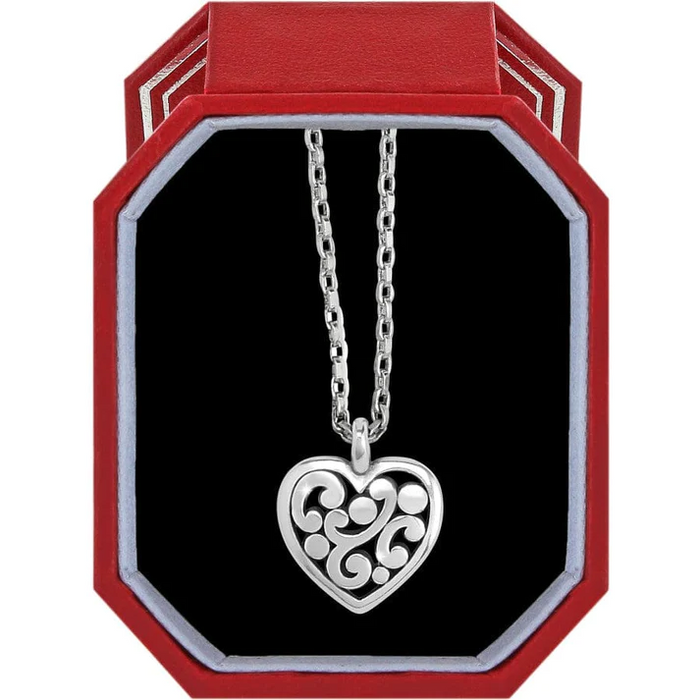 Contempo Heart Petite Necklace in Gift Box by Brighton--Lemons and Limes Boutique