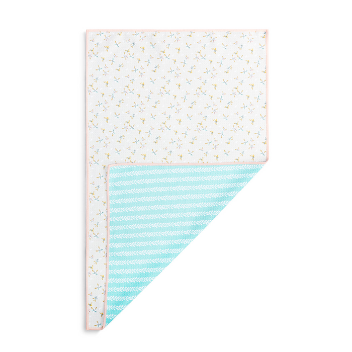 Vintage Floral Absorbent Reversible Towel-Lemons and Limes Boutique