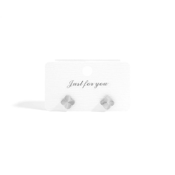 18K Gold PVD Stainless Steel Clover Stud Earrings-Stainless-Lemons and Limes Boutique