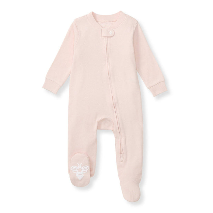 Solid Rib Organic Cotton Sleep & Play in Ranunculus-Lemons and Limes Boutique