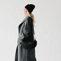 Netty Nubuck Crossbody in Black-Lemons and Limes Boutique