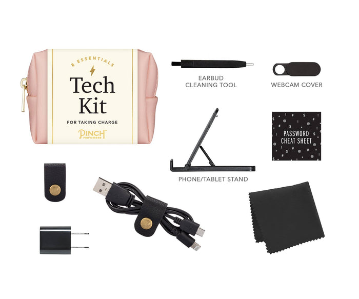 Unisex Tech Kit in Blush by Pinch Provisions--Lemons and Limes Boutique