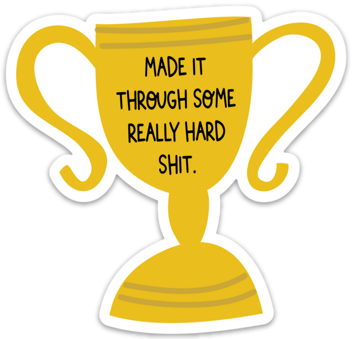 Made It Trophy Sticker--Lemons and Limes Boutique