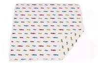 Vintage Muscle Cars and Motorcycles Newcastle Blanket--Lemons and Limes Boutique