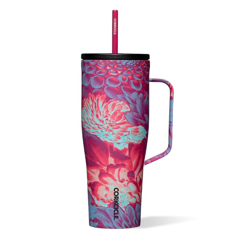 30oz. Cold Cup XL in Dopamine Floral Corkcicle-Lemons and Limes Boutique