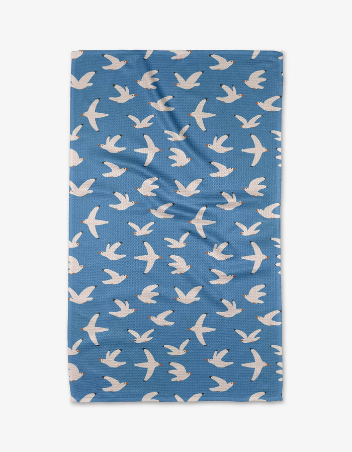 Seagulls Tea Towel by Geometry-Lemons and Limes Boutique