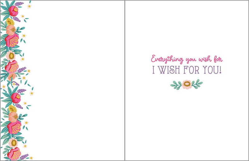 Birthday Greeting Card - Flower Birthday Cake-Lemons and Limes Boutique