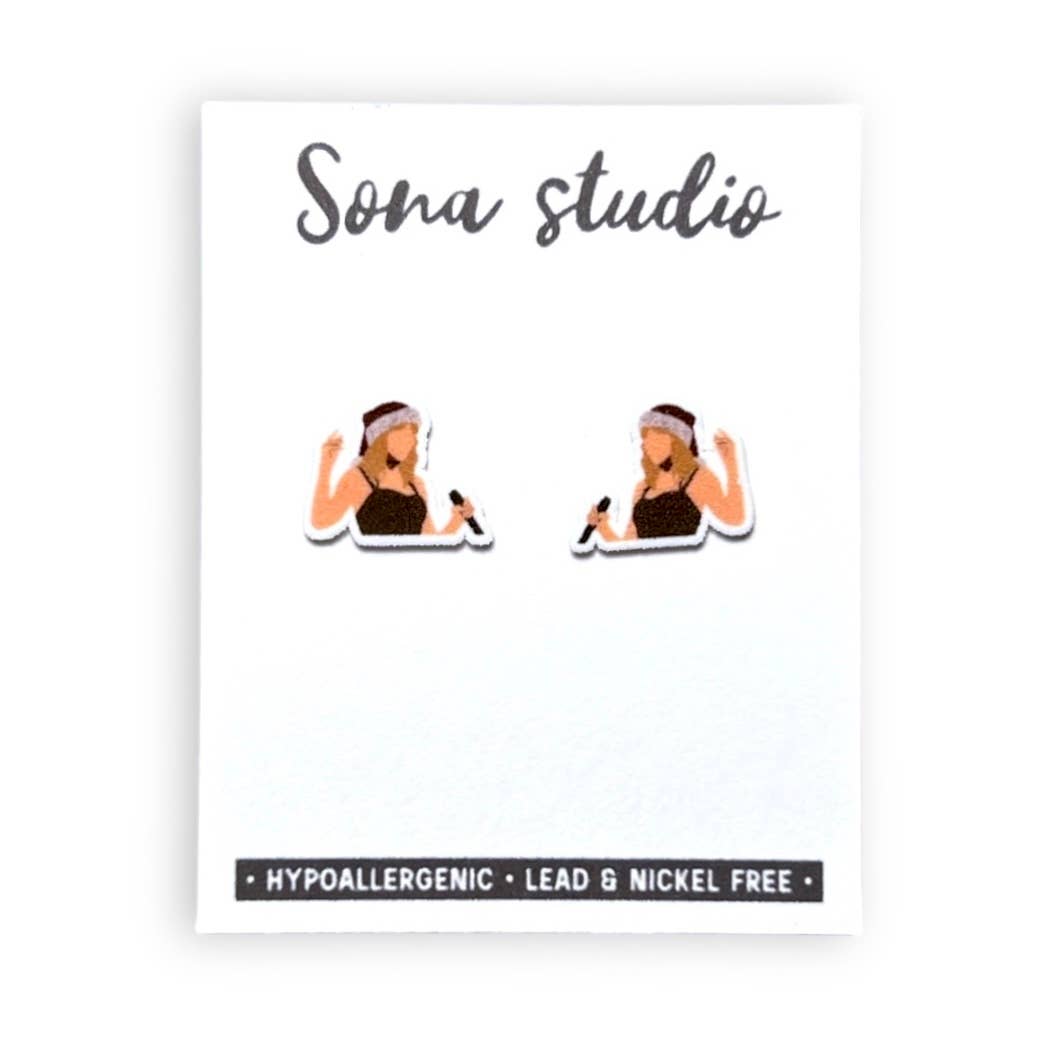 Swiftmas Christmas Earrings-Lemons and Limes Boutique