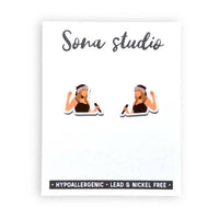 Swiftmas Christmas Earrings-Lemons and Limes Boutique