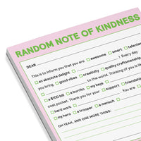 Random Note of Kindness Nifty Note Pad (Pastel Version)--Lemons and Limes Boutique