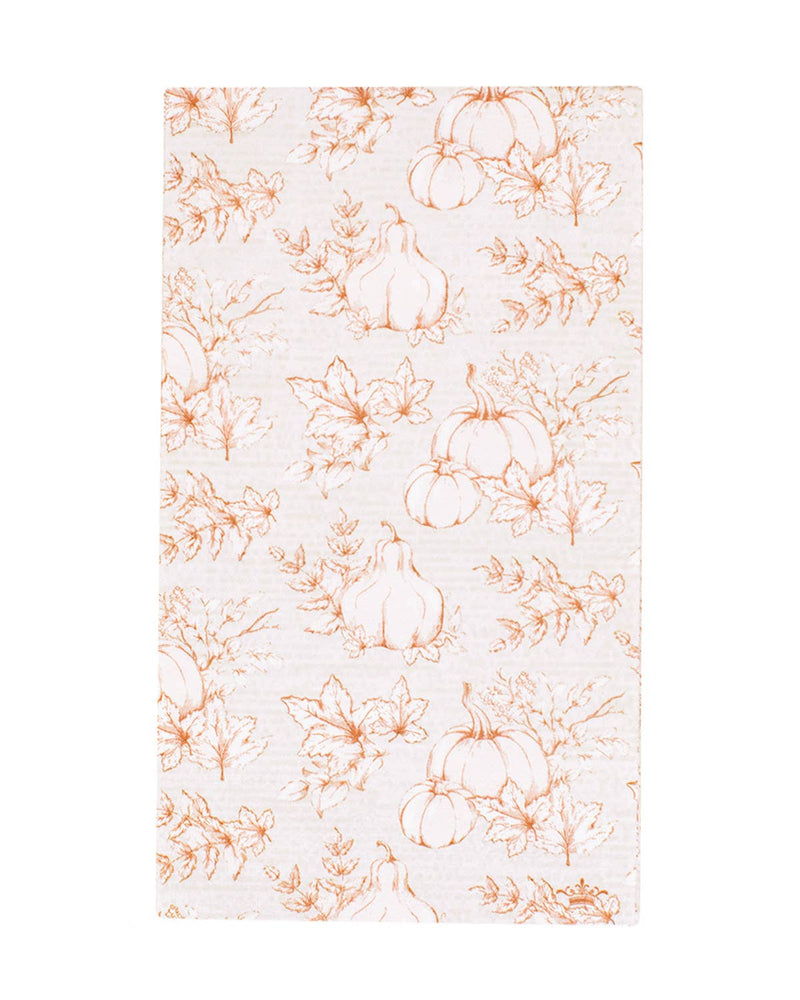 Harvest Toile Guest Napkins-Lemons and Limes Boutique