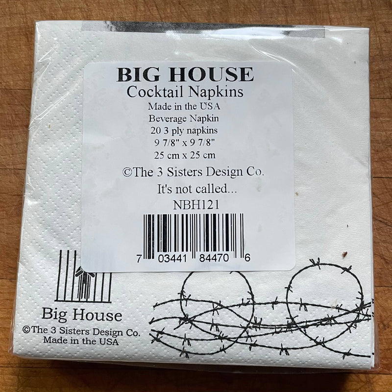 Big House Cocktail Napkins, It's not called slurring your...-Lemons and Limes Boutique