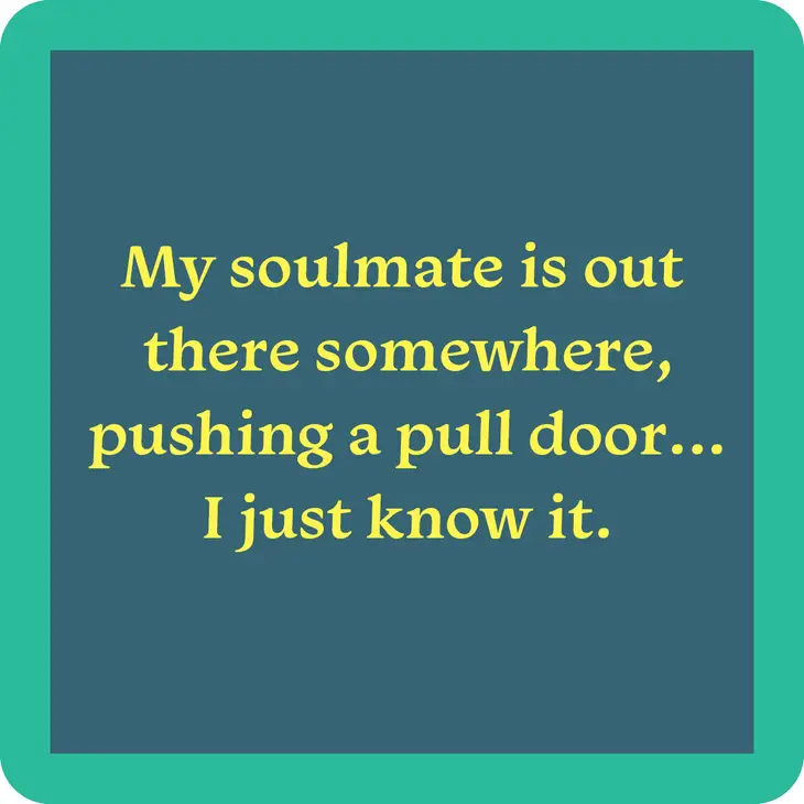 Soulmate Coaster--Lemons and Limes Boutique
