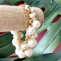 Pearl Bauble Bracelets in Gold-Lemons and Limes Boutique