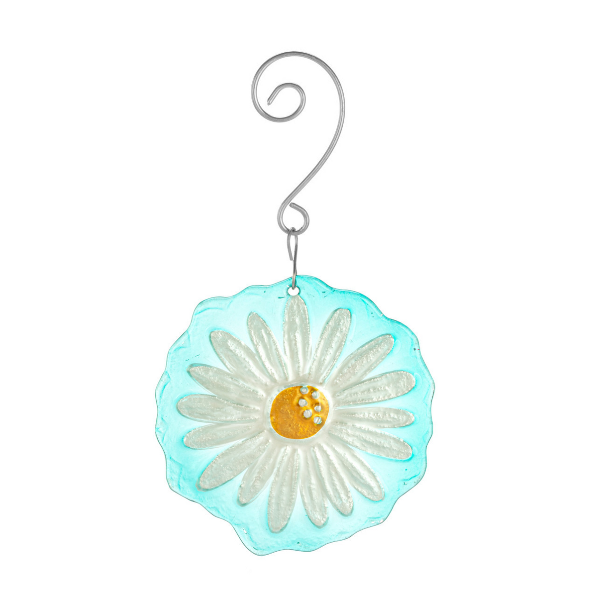 Daisy Glass Ornament-Lemons and Limes Boutique