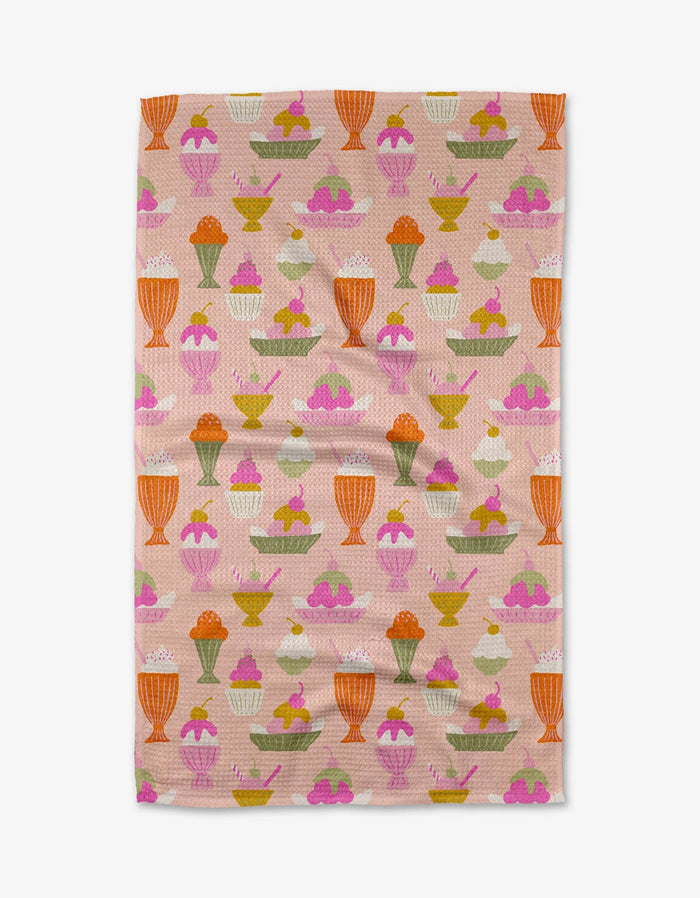 Carmelo Tea Towel by Geometry-Lemons and Limes Boutique