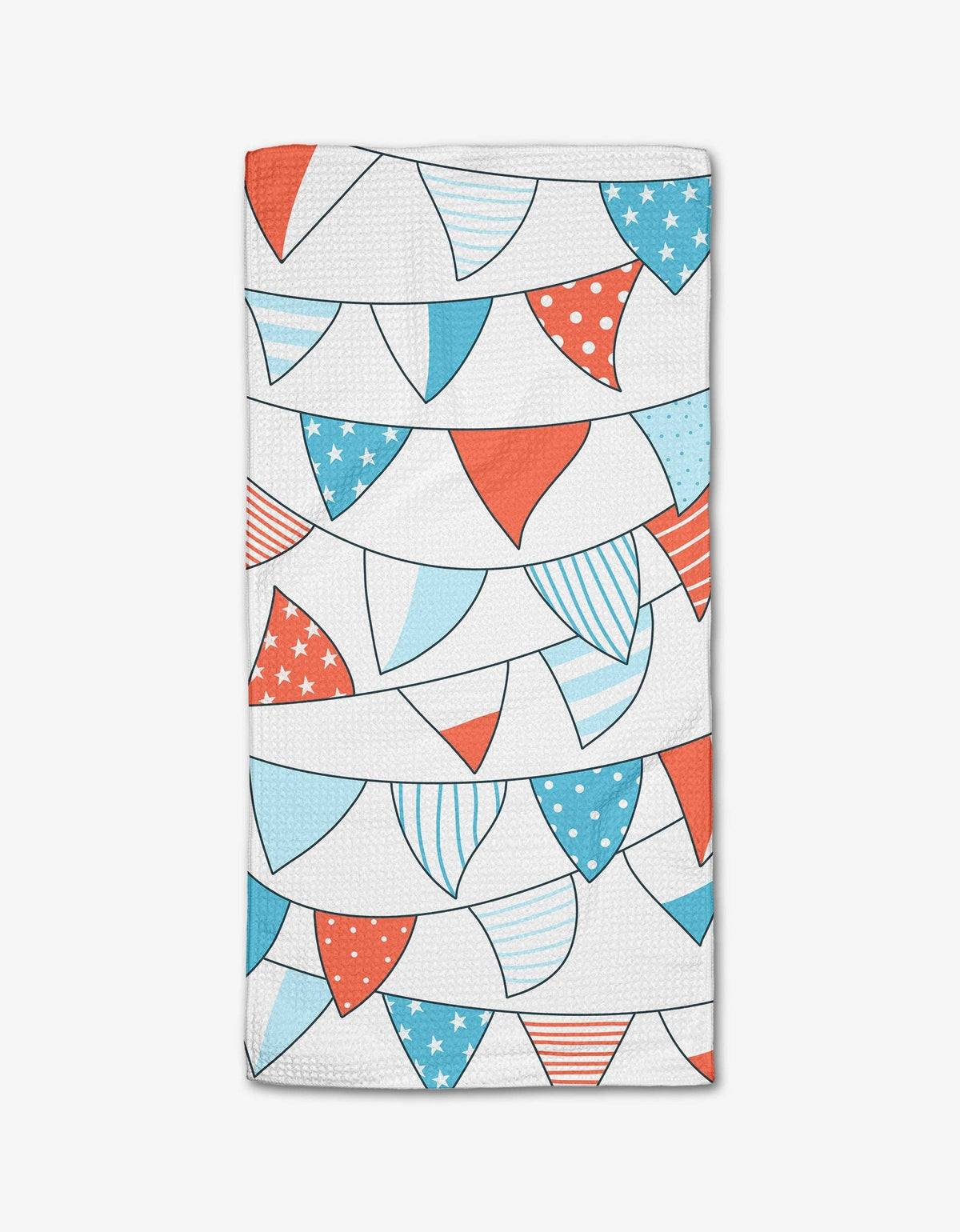 Stars Stripes And Dots Bar Towel by Geometry-Lemons and Limes Boutique