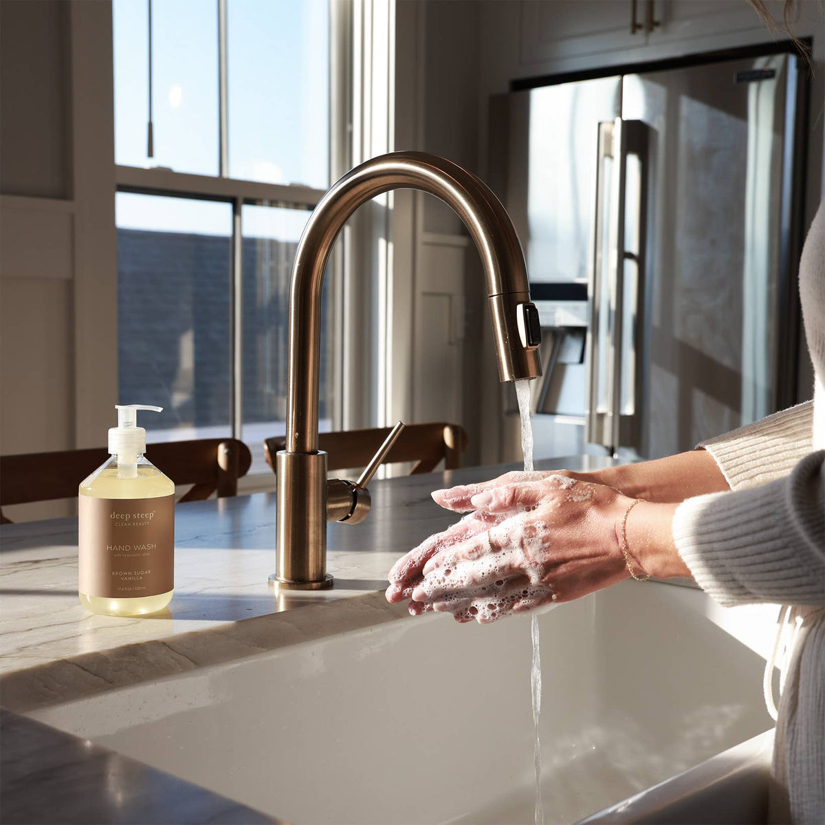 Argan Oil Liquid Hand Wash in Brown Sugar Vanilla-Lemons and Limes Boutique