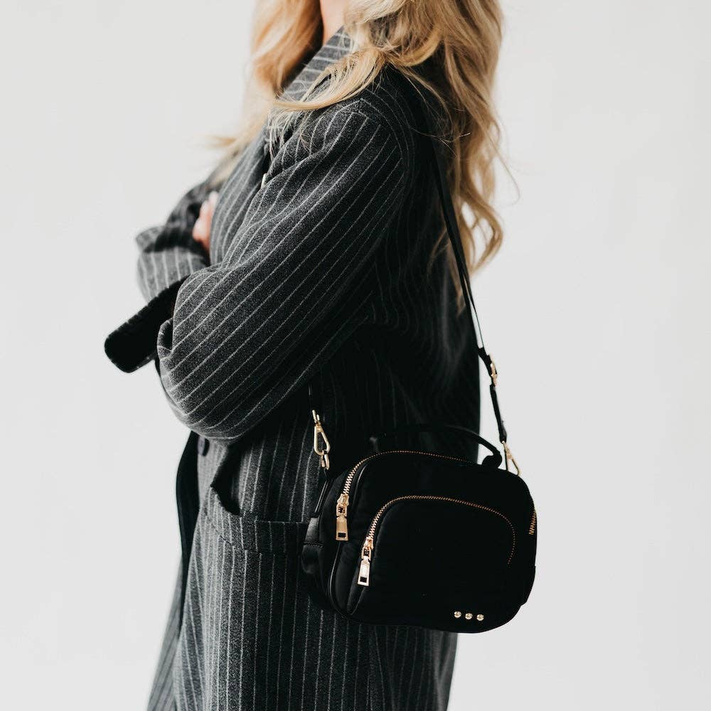 Nisha Nylon Crossbody Bag-Lemons and Limes Boutique