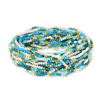 Stretch Seed Bead Bracelets in Assorted Colors