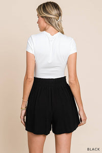 Soft Blended Button Detail Shorts in Coral-Lemons and Limes Boutique