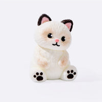 White Siamese Cat Taba Squishy (3 Week Fulfillment Time)