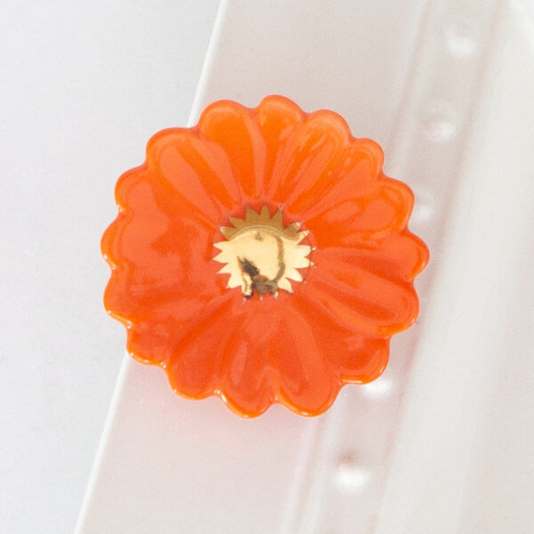 Orange Flower Mini by Nora Fleming--Lemons and Limes Boutique