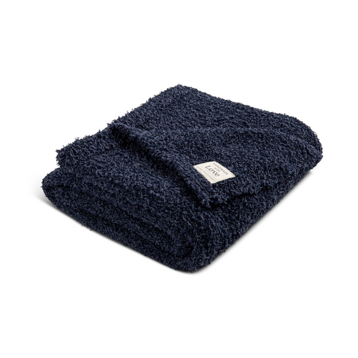 Navy Giving Blanket-Lemons and Limes Boutique