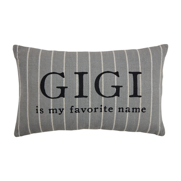 Gigi Stripe Pillow--Lemons and Limes Boutique