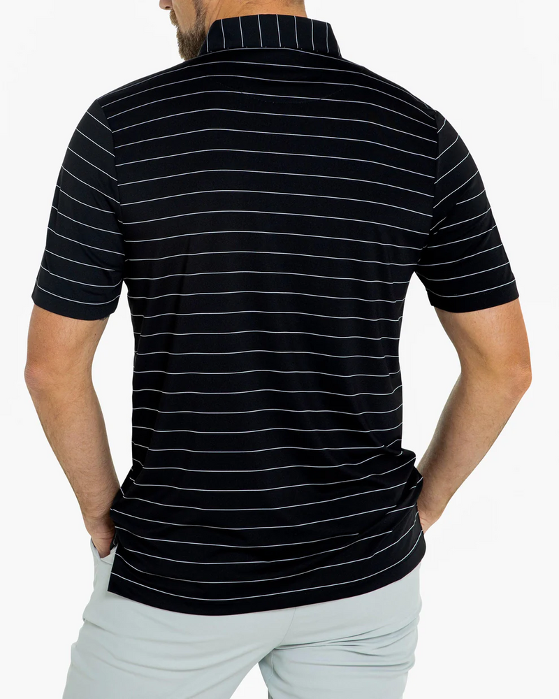 Fade Polo in Black Good Good Golf--Lemons and Limes Boutique