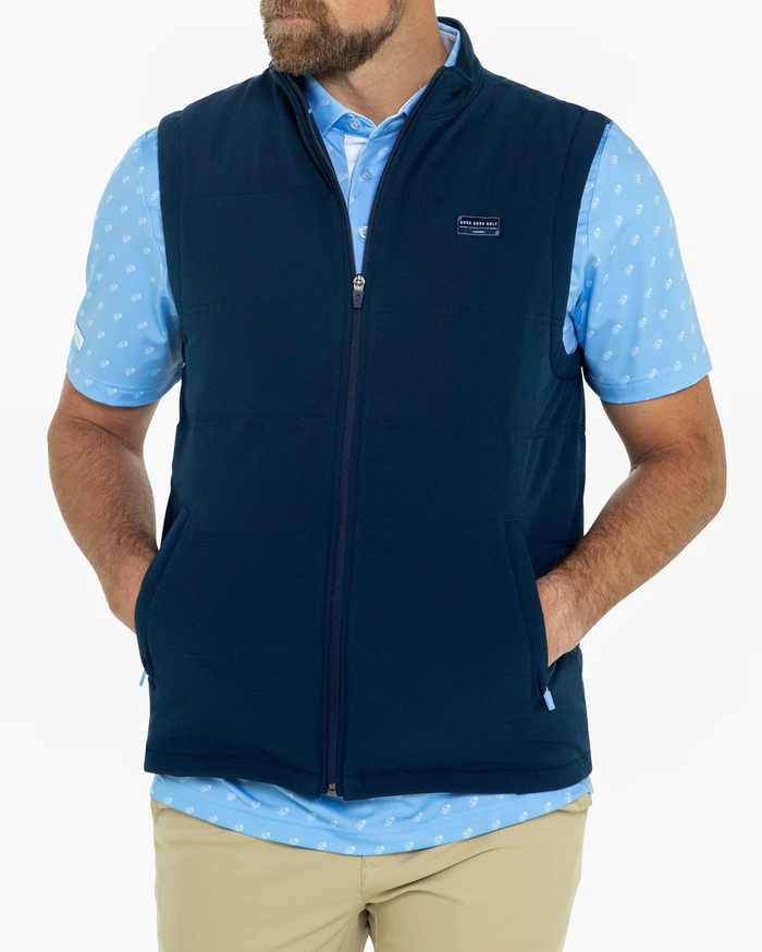 Flyer Quilted Vest by Good Good Golf--Lemons and Limes Boutique