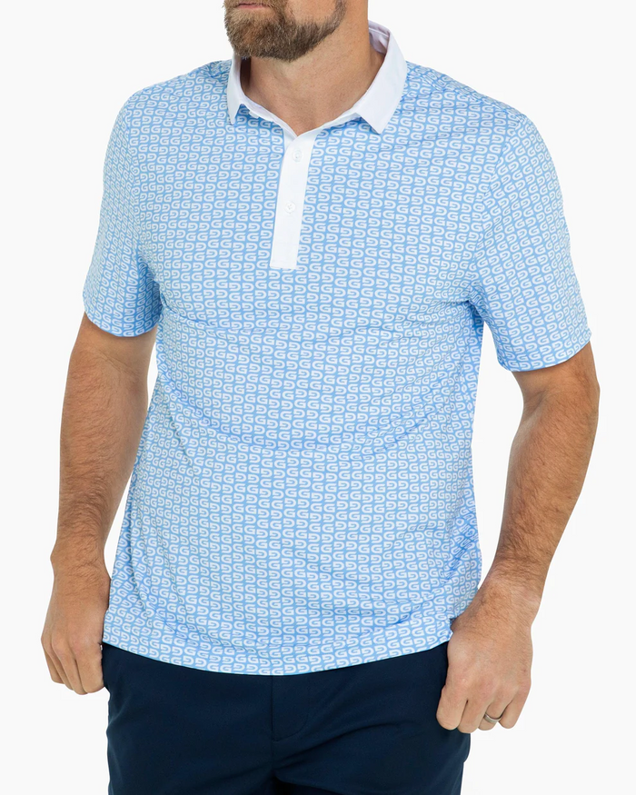 The Goodest Polo Blue Good Good Golf-Lemons and Limes Boutique