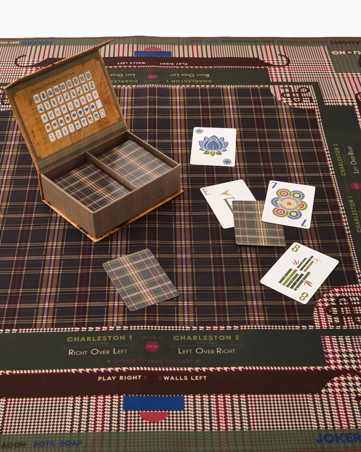 Heritage Mahjong Playing Cards-Lemons and Limes Boutique