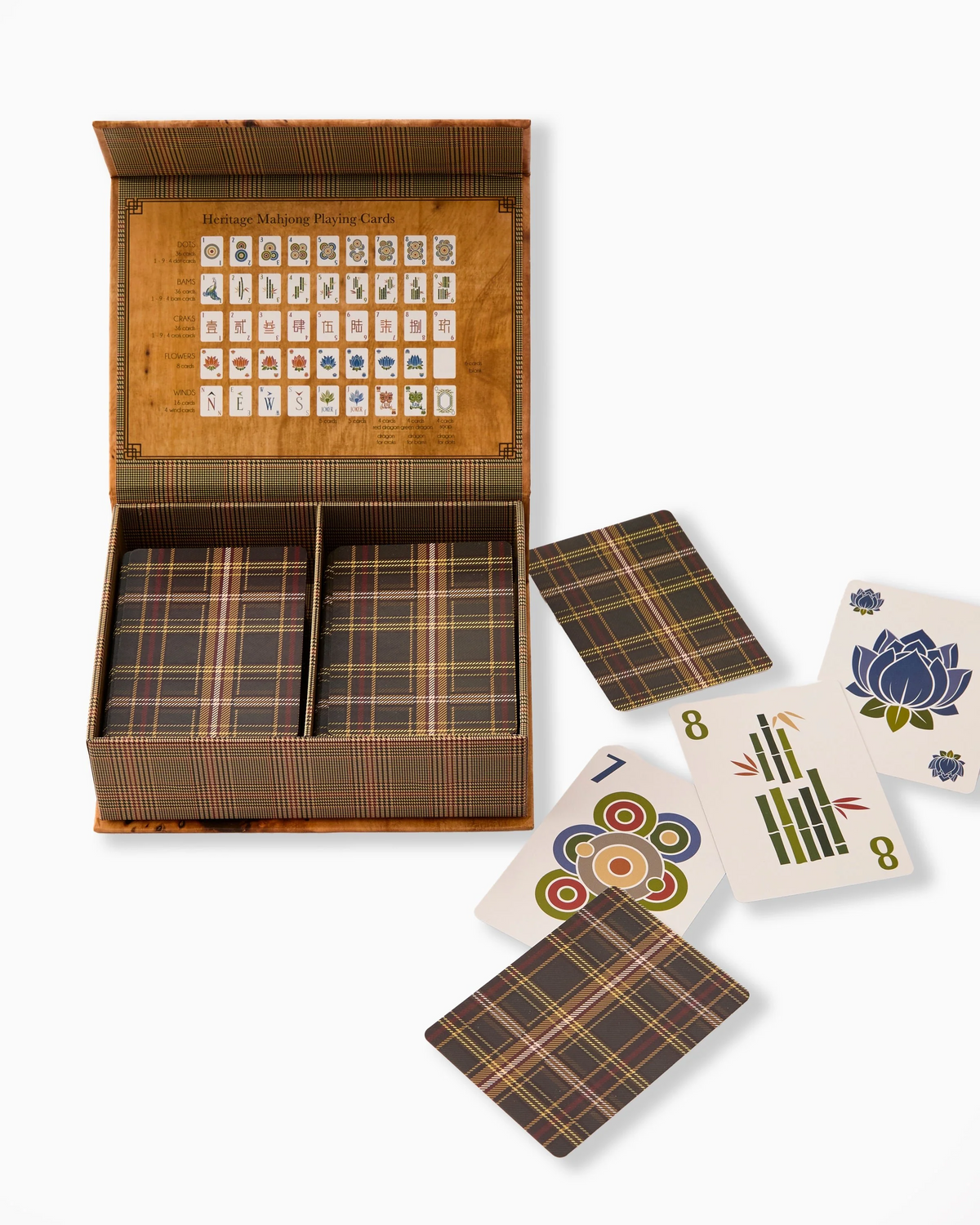 Heritage Mahjong Playing Cards-Lemons and Limes Boutique