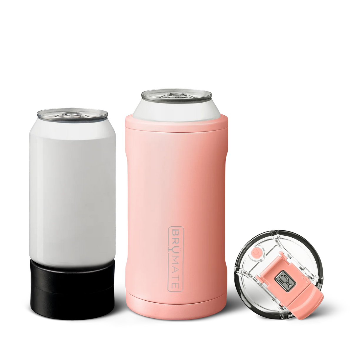 Brümate Hopsulator Trio 12/16oz. in Guava-Drinkware-Lemons and Limes Boutique