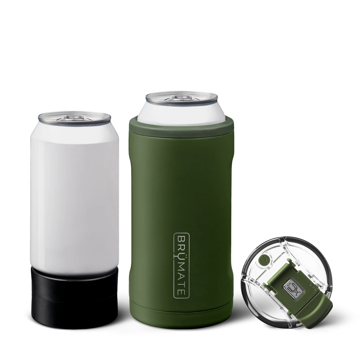 Brümate Hopsulator Trio 12/16oz. in OD Green-Drinkware-Lemons and Limes Boutique