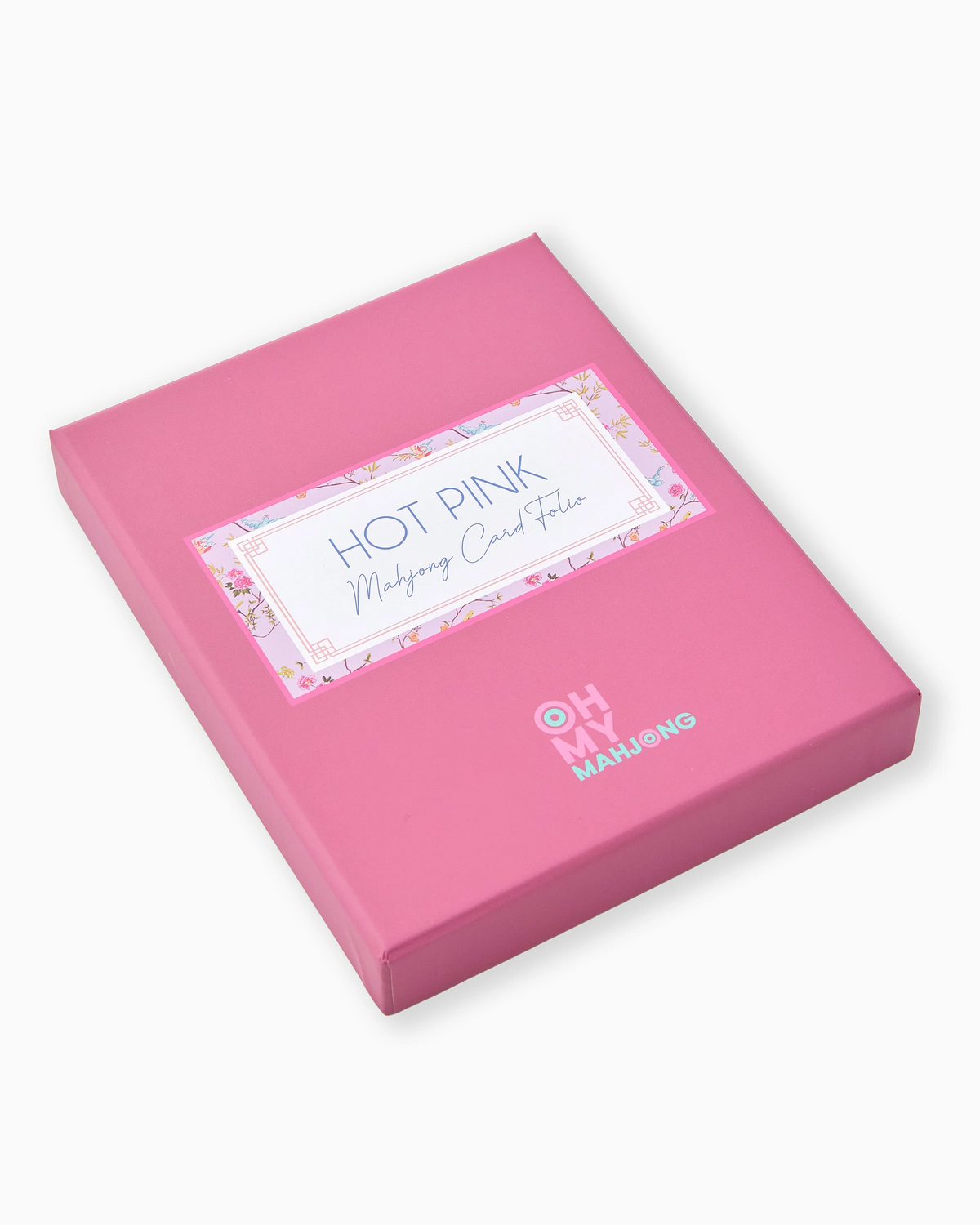 Hot Pink Mahjong Card Folio-Lemons and Limes Boutique