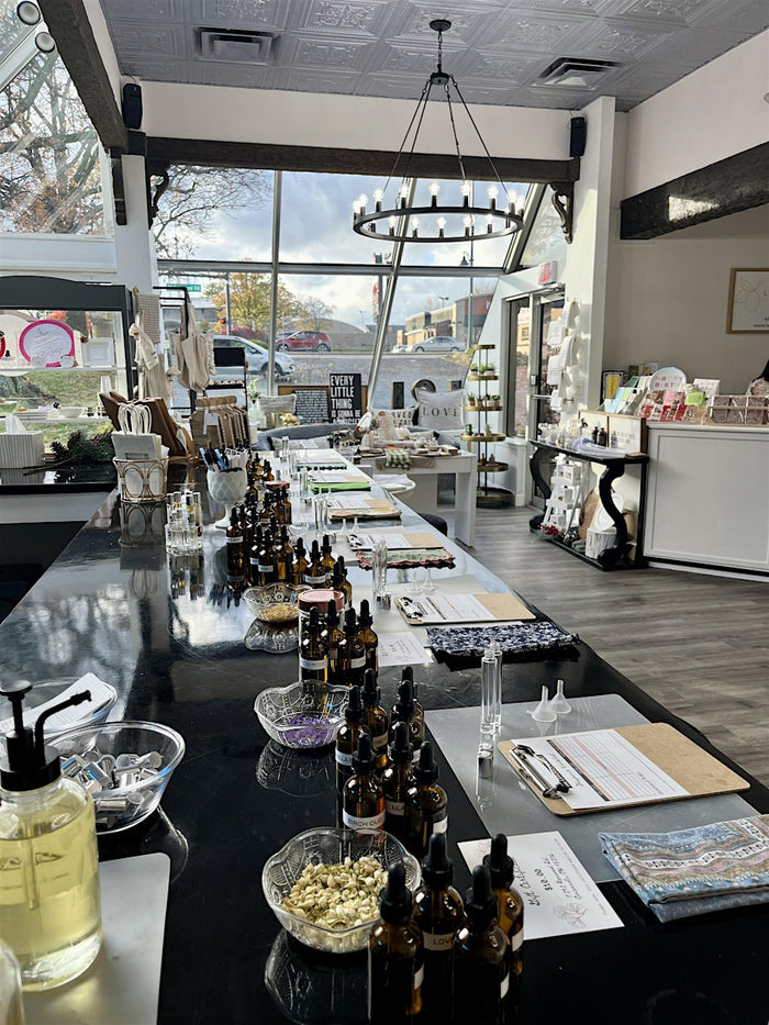 Winter Edition Rollerball Perfume Workshop with Lavender Sachet at Lemons and Limes Kenwood December 11th 6-7:3-Lemons and Limes Boutique