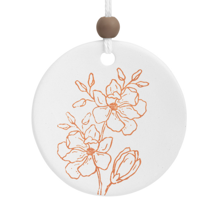Floral Oil Diffuser Ornament-Lemons and Limes Boutique
