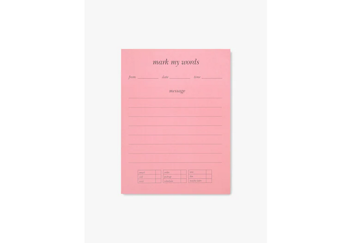 Mark My Words Notepad--Lemons and Limes Boutique