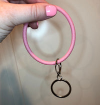 Penny Hands Free Slim Glitter Silicone Bangle Keychain Ring-Keychain-Lemons and Limes Boutique