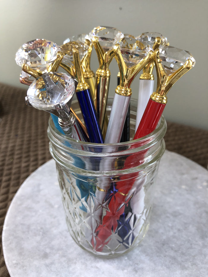 Diamond Top Pens-Gift-Lemons and Limes Boutique