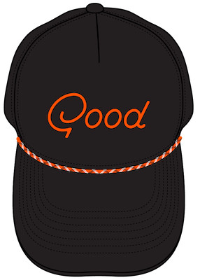 Good Good Rope Hat Black with Orange Rope-Lemons and Limes Boutique