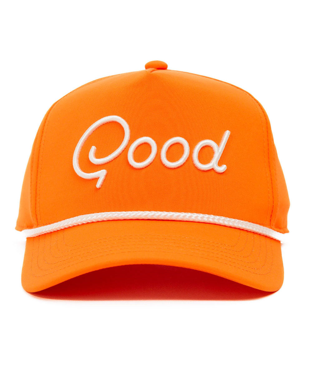 Good Good Rope Hat Orange with White Rope-Lemons and Limes Boutique