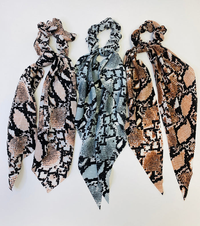 Snake Print Hair Scarf--Lemons and Limes Boutique