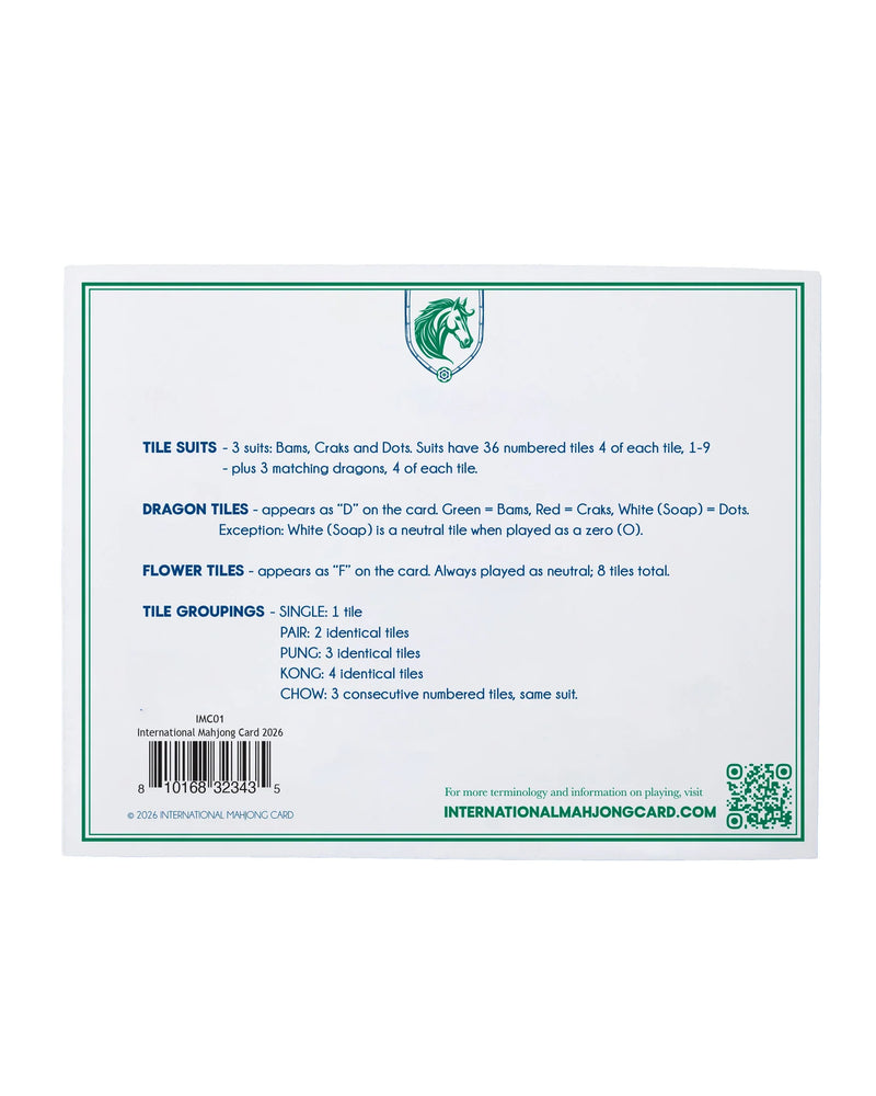 Oh My Mahjong International Card-Lemons and Limes Boutique