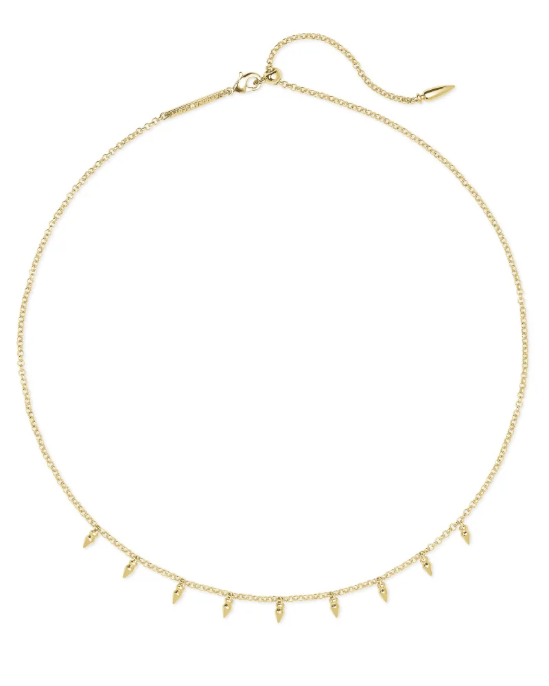 Addison Choker Necklace in Gold Metal by Kendra Scott-Lemons and Limes Boutique
