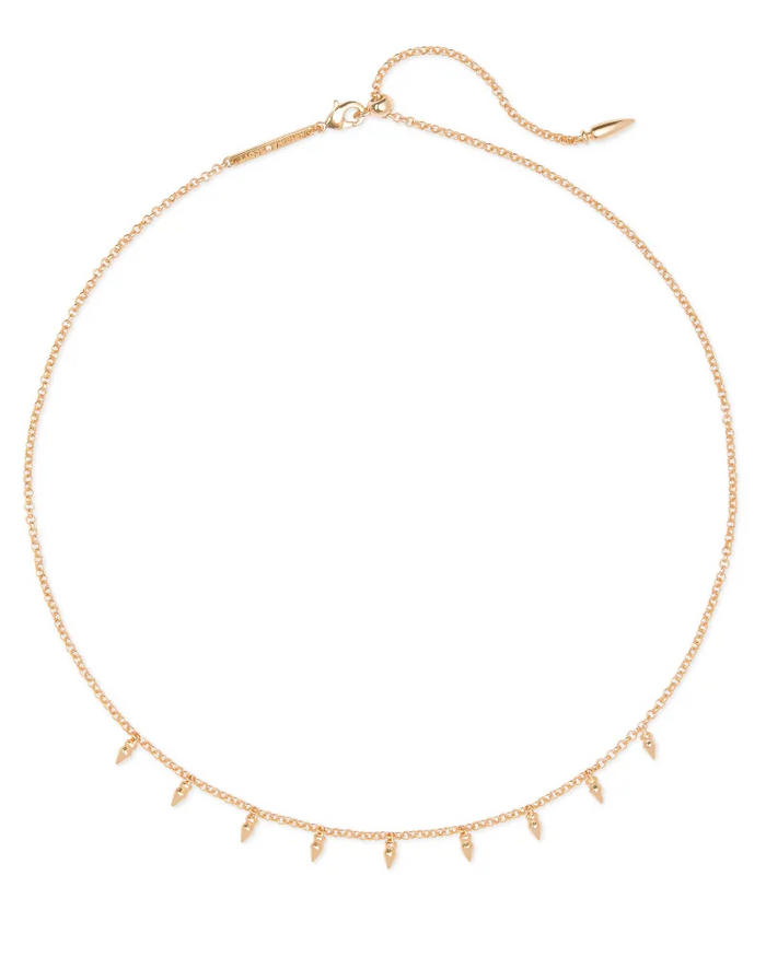 Addison Choker Necklace in Rose Gold Metal by Kendra Scott-Lemons and Limes Boutique